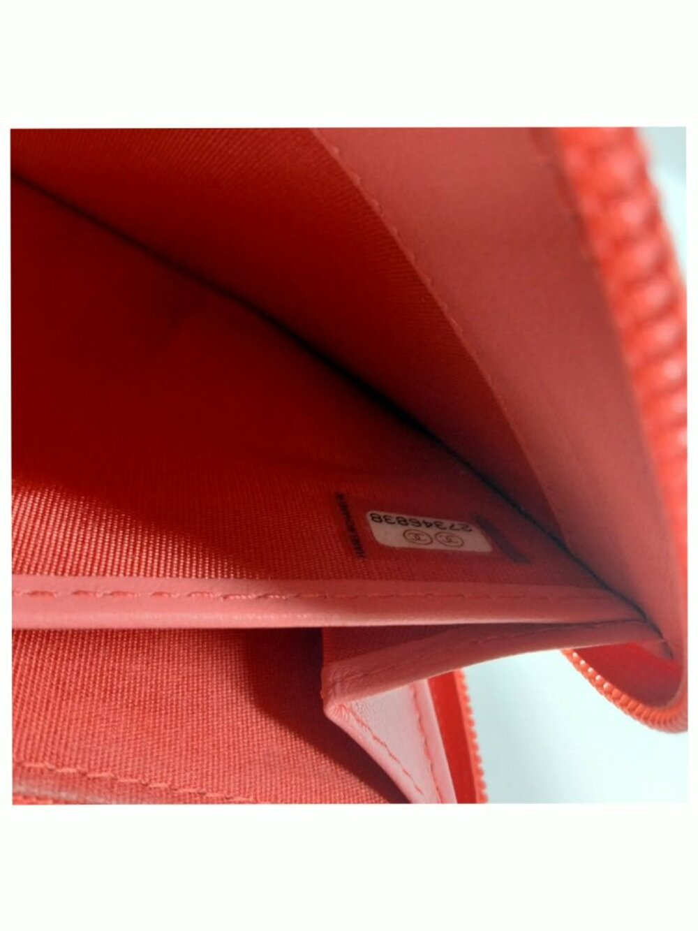 Authentic Chanel CC Zip Around Wallet Caviar Leather Long Wallet Luxury Designer - Picture 9 of 9